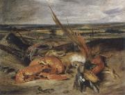 Eugene Delacroix, Style life with lobster